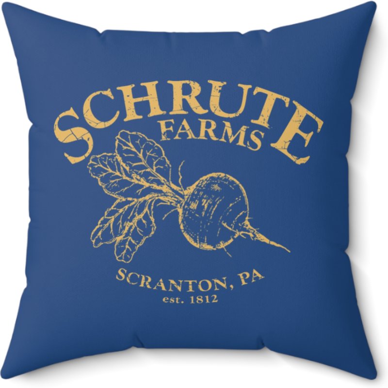 Schrute Farms Throw Pillows — Coussins décoratifs