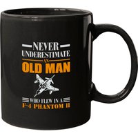 Never Underestimate Who Flew In A F-4 Phantom Ii Mugs — Tasses et gobelets