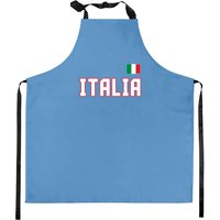 Black In Italian Kitchen Aprons Threadrock Men's Italia National — Tabliers de cuisine
