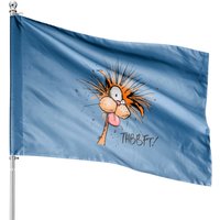 Bloom County Bill The Cat Thbbft Funny Cartoon Tee Gift House Flags — Decorative Flags