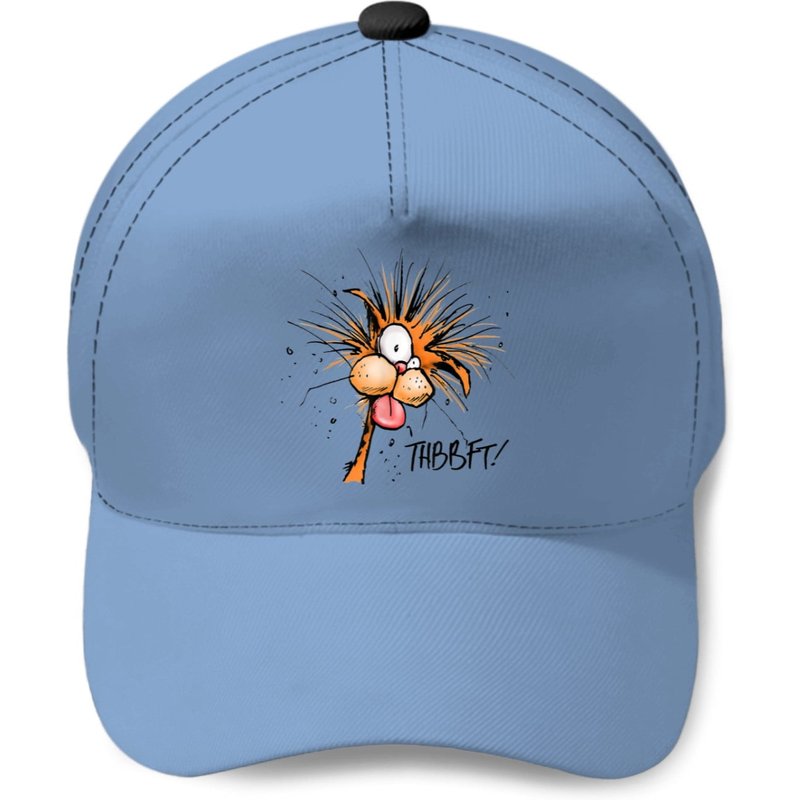 Bloom County Bill The Cat Thbbft Funny Cartoon Baseball Caps Gift Baseball Caps — Casquette de baseball