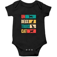 Vintage Cat Lover Onesies - Un Deux Trois Cat — Bodys bébé