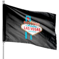 Welcome To Fabulous Las Vegas Tee House Flags