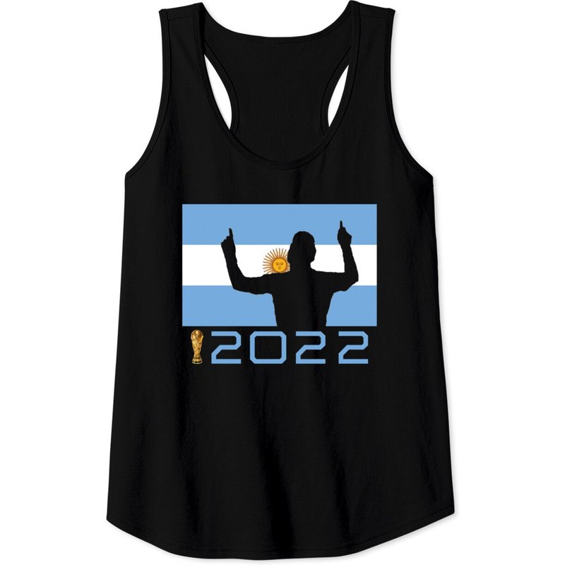 Argentina 2022 World Soccer Cup - Argentina Soccer 2022 - Tank Tops — Mens T Shirts
