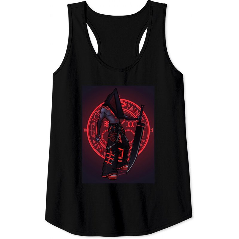 Cybergoth Pyramid Head - Pyramid Head - Tank Tops — Mens T Shirts
