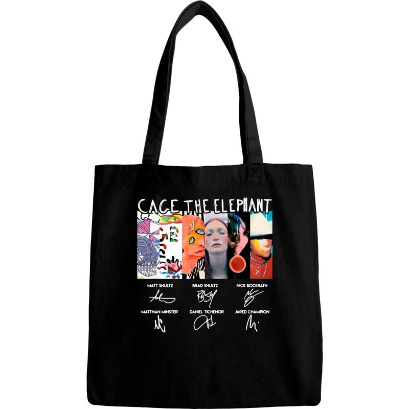 Cage The Elephant Signatures Bags, Cage The Elephant Melophobia Graphic — Sacs fourre-tout
