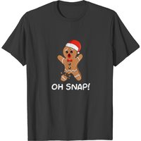 Oh Snap Gingerbread Man Christmas Gingerbread T-shirts — T-shirts pour hommes