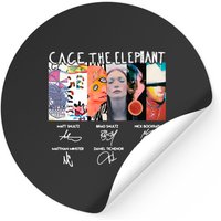 Cage The Elephant Signatures Stickers, Cage The Elephant Melophobia Graphic — Autocollants et stickers