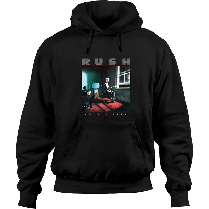 Vintage 1985 Rush Power Windows Tour Hoodies — Sweats à capuche pour hommes