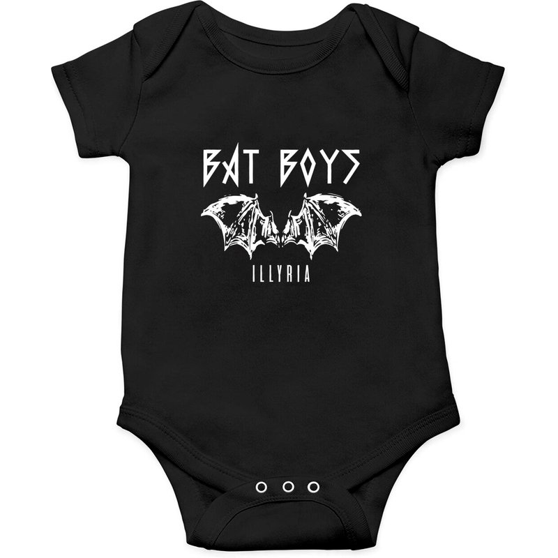 Bat Boys Onesies, Bookish Onesies, Acotar Universe Inspired Wings — Bodys bébé