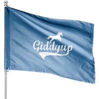 Giddyup And Ride Your Horse House Flags