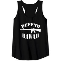 Da Bruddah Tees Defend Hawaii Tank Tops,grey,small