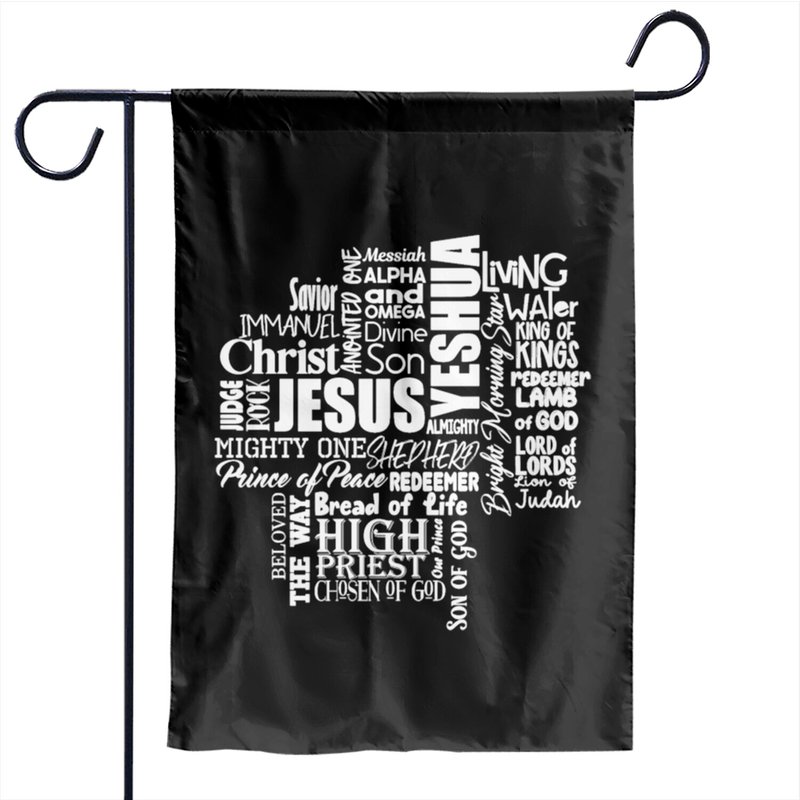 Names Of Jesus Garden Flags — Drapeaux décoratifs