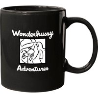 Wonderhussy Adventures White Portrait V-neck Mugs — Mugs & Tumblers