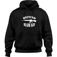 Da Bruddah Tees Defend Hawaii Hoodies,grey,small