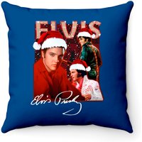 Elvis Presley Christmas Throw Pillows, Vintage Elvis Presley Throw Pillows