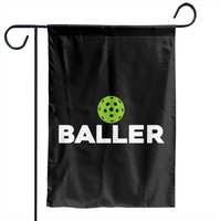(pickle)baller Pickleball Garden Flags — Decorative Flags