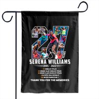 Serena Williams 27 Years Garden Flags, Serena Williams Retirement 2022 Garden Flags — Decorative Flags
