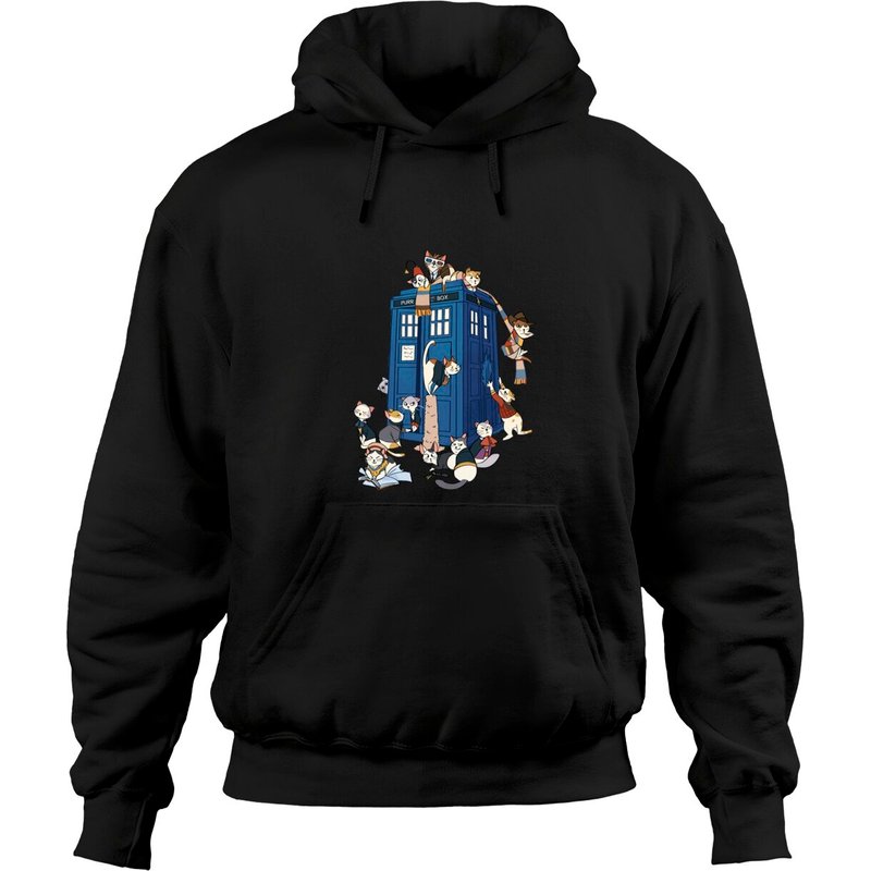 Doctor Cat - Doctor Who - Hoodies — Sweats à capuche pour hommes