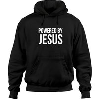 Powered By Jesus, Christian, Religious Hoodies — Sweats à capuche pour hommes
