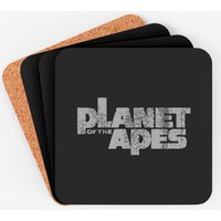 Planet Of The Apes Unisex Coasters: Distress Logo