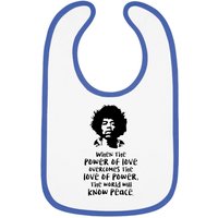 The Power Of Love Jimi Hendrix Quote Bibs