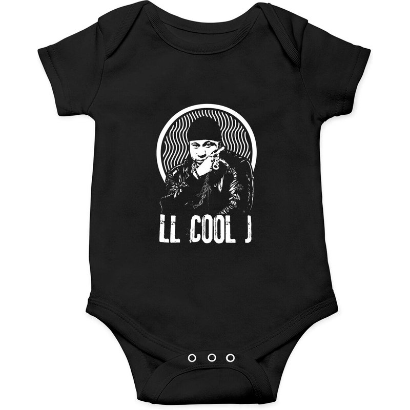 Ll Cool J Old School Hip Hop Onesies Onesies, 90s Rap Clothing Rapper — Bodys bébé