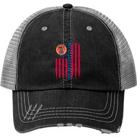Uss St Louis Lka-116 Amphibious Cargo Ship Veteran Print Trucker Hat — Casquette de baseball