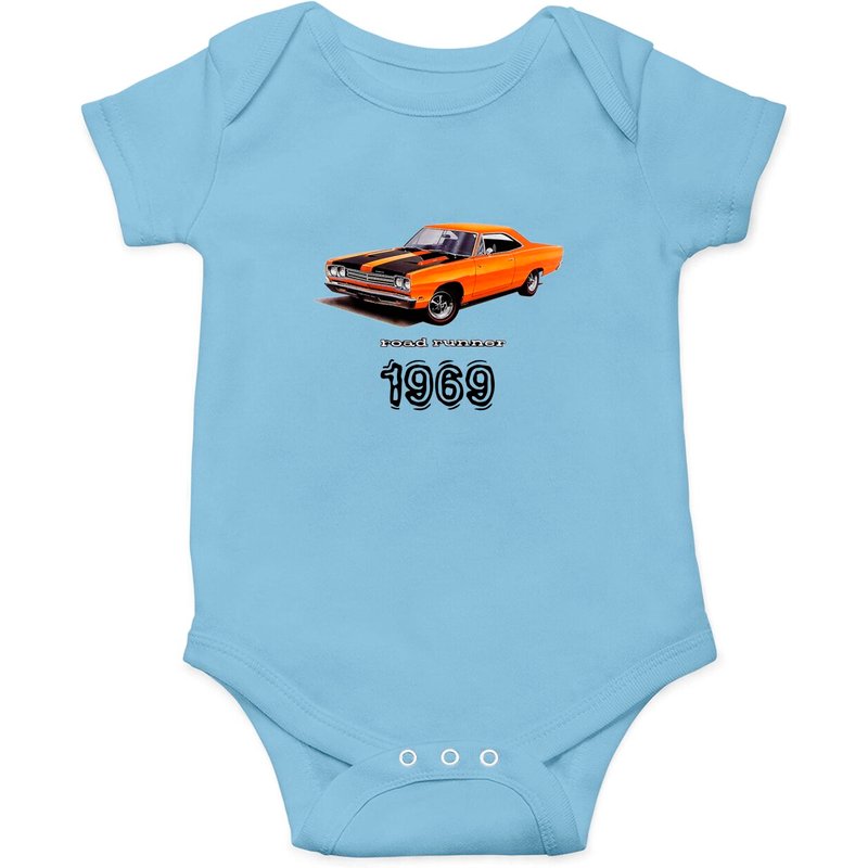 Mopar - 1969 Plymouth Road Runner Onesies — Bodys bébé
