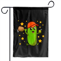 Pickleball Pickle Cute Kids Garden Flags — Drapeaux décoratifs