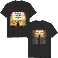 Theory Of A Deadman Rock Reurection Tour 2023 Double Sided Shirt — T-shirts pour hommes