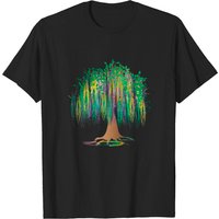Mardi Gras Bead Tree Printed Tee