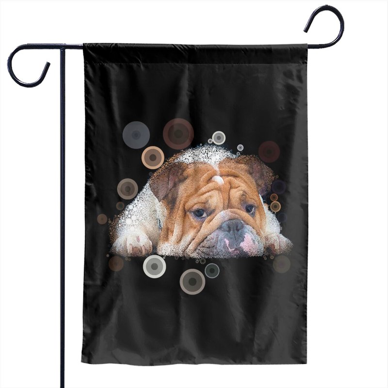 English Bulldog English Bulldog Design Garden Flags — Drapeaux décoratifs
