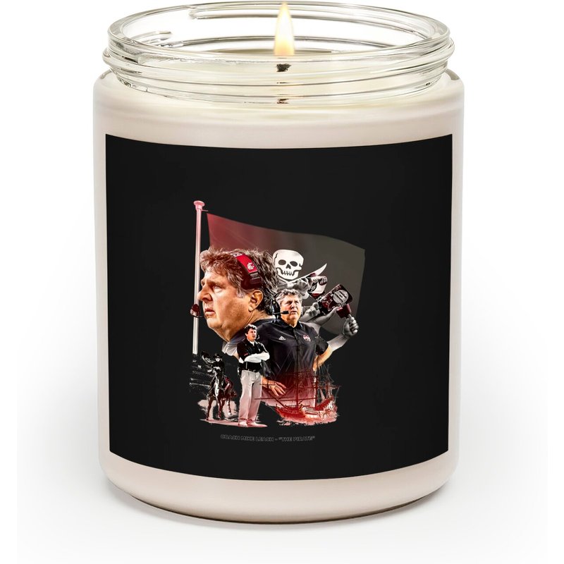 Vintage Mike Leach Pirate Shirt, 90s Mississippi State Scented Candle — Scented Candles