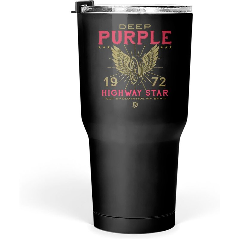 Deep Purple Unisex Tumblers 30 Oz: Highway Star — Tasses et gobelets