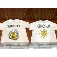 1993 Sepultura Chaos A.d. Tour T-shirt, Sepultura Tour 93 Shirt