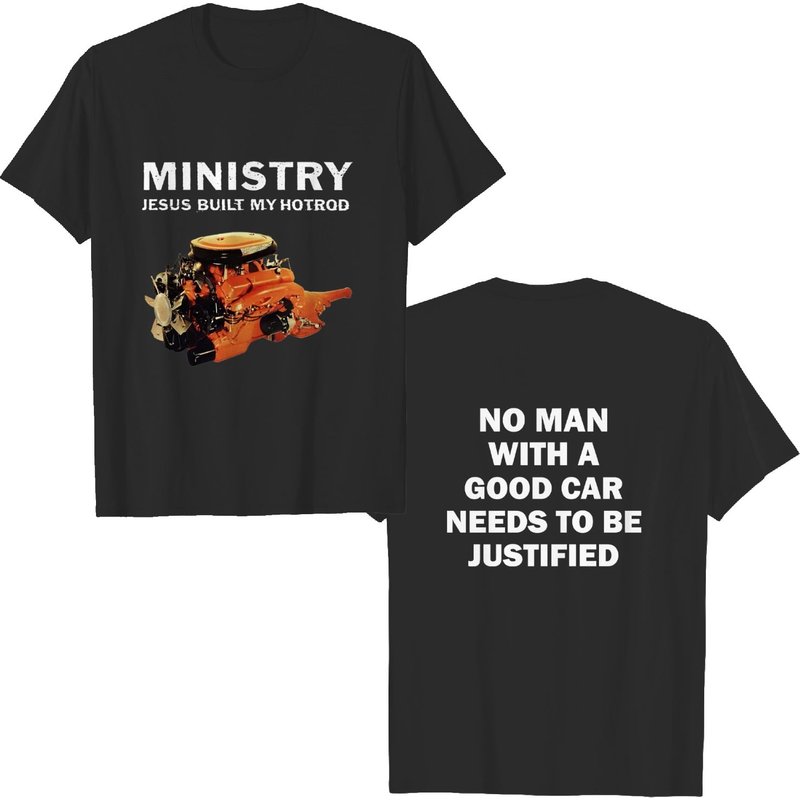 Ministry Jesus Built My Hotrod 1992 Album Promo T-shirt