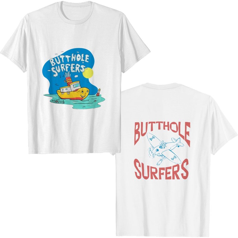 1993 Butthole Surfers T-shirt, Butthole Surfers Independent Worm Saloon Tour 1993 Tshirt