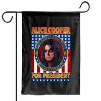 Alice Cooper - Alice Cooper For President Garden Flags — Drapeaux décoratifs