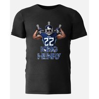 22 Derrick Henry Titans Inspired Tee - King Henry Football T-shirt