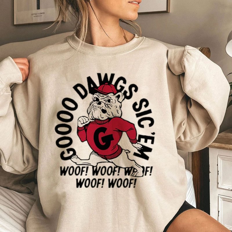 Go Dawgs Shirt, Vintage Georgia Sweatshirt — Sweats à capuche pour hommes
