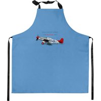 Red Tail P-51 Mustang Of The Tuskegee Air Kitchen Aprons — Tabliers de cuisine