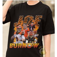 Joe Burrow Shirt, Cincinnati Football Fan T Shirt — T-shirts pour hommes
