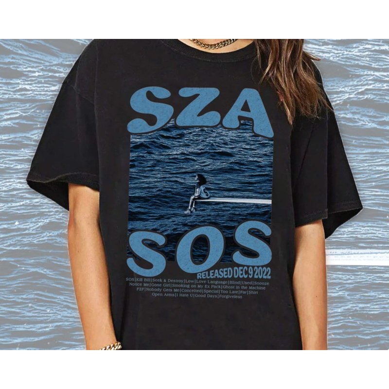Vintage Sza Sos Shirt, Sza Printed Graphic Tee, Good Days Tee — T-shirts pour hommes