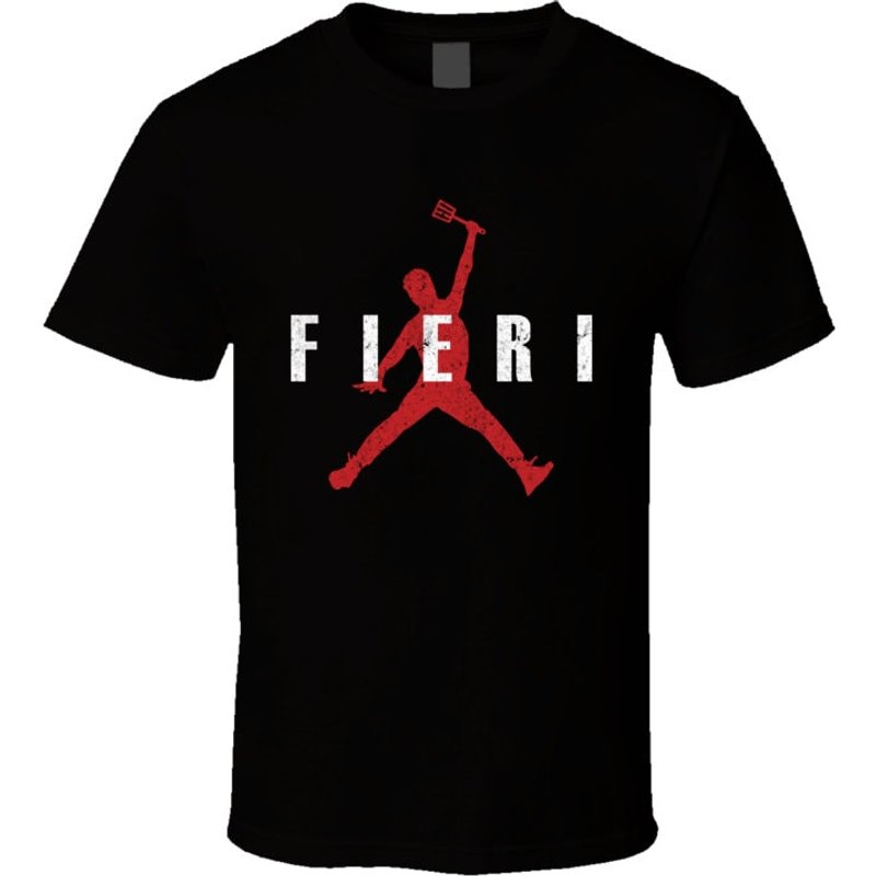 Air Guy Fieri Jump Chef Parody T Shirt — T-shirts pour hommes