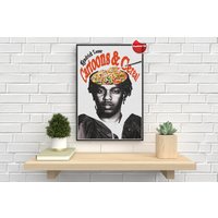 K Lamar 'cartoons And Cereal' Poster - Music Album Cover Art Print Posters — Affiches et impressions