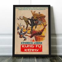 Kendrick Lamar - Kung Fu Kenny 1 Comic Art Book Poster