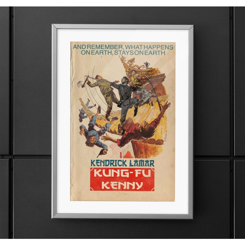 Kendrick Lamar - Kung Fu Kenny - Vertical Matte Posters — Affiches et impressions