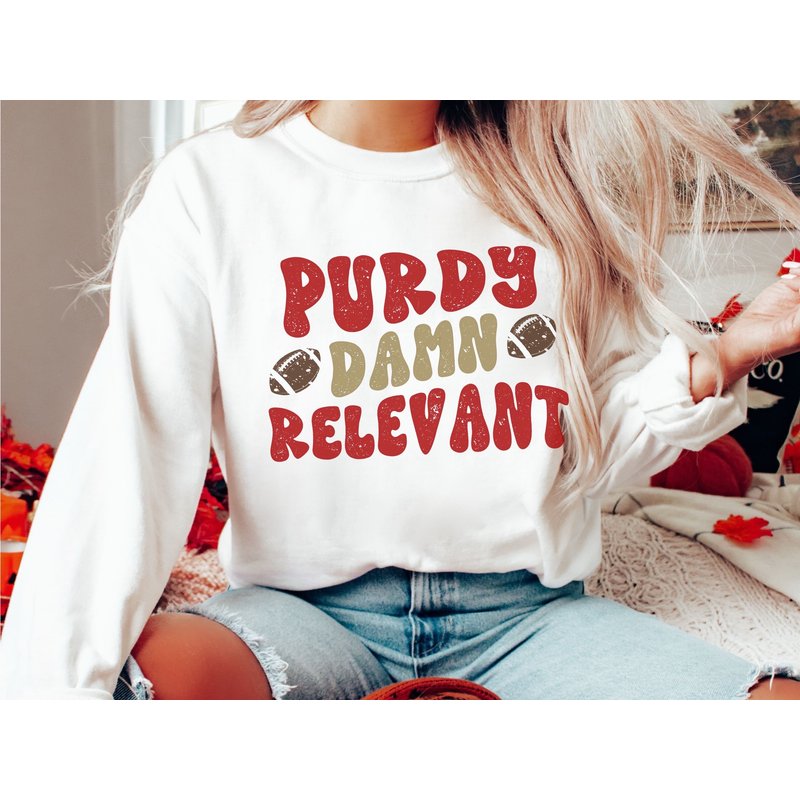 Mr Irrelevant Sweatshirt, Purdy Damn Relevant, San Francisco Sweatshirt — Sweats à capuche pour hommes