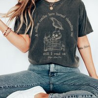 Edgar Allan Poe Skull Poet Shirt — T-shirts pour hommes